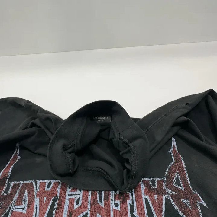 Balenciaga Balenciaga Black Graphic Short Sleeve T-Shirt Size US M / EU 48-50 / 2 - 7 Thumbnail
