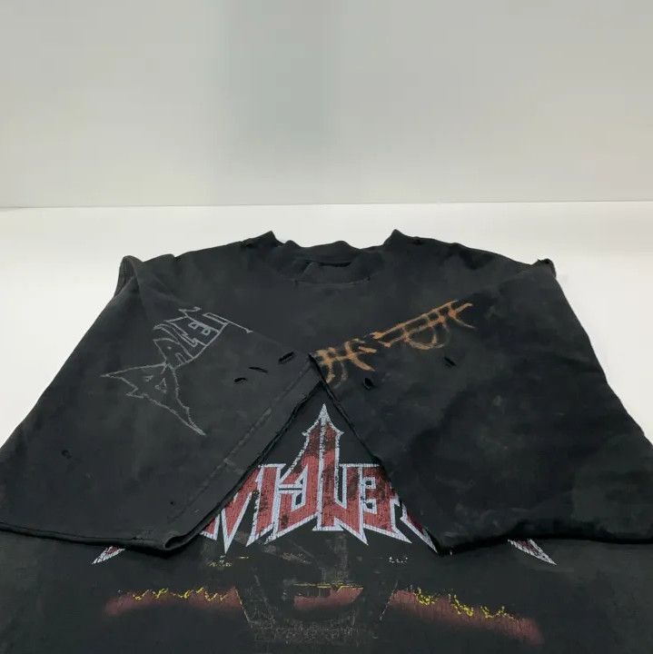 Balenciaga Balenciaga Black Graphic Short Sleeve T-Shirt Size US M / EU 48-50 / 2 - 10 Thumbnail