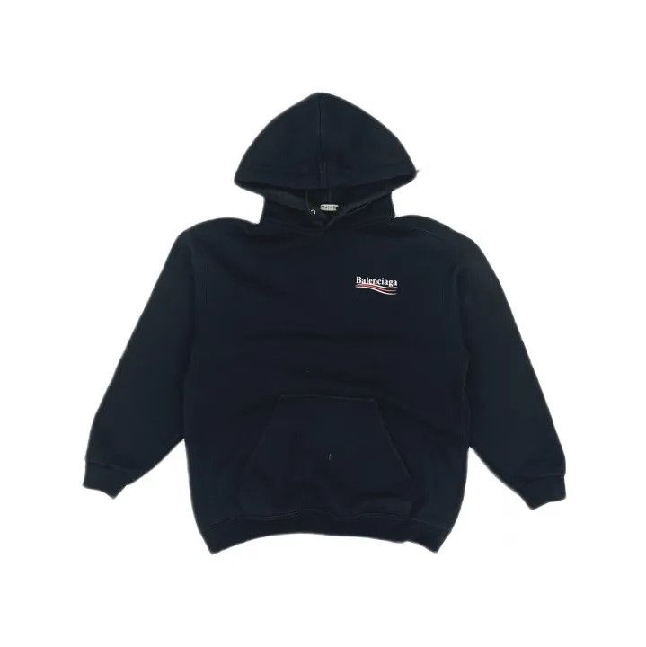 Balenciaga Balenciaga Political Campaign Logo Hoodie Black Size US XS / EU 42 / 0 - 2 Thumbnail