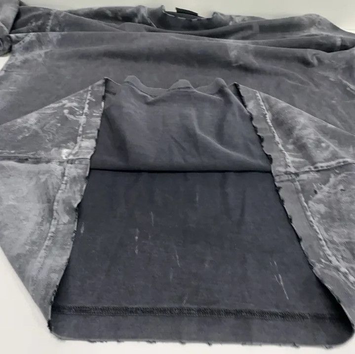 Balenciaga Balenciaga Gray Logo Embroidered Short Sleeve T-Shirt Size US S / EU 44-46 / 1 - 10 Thumbnail
