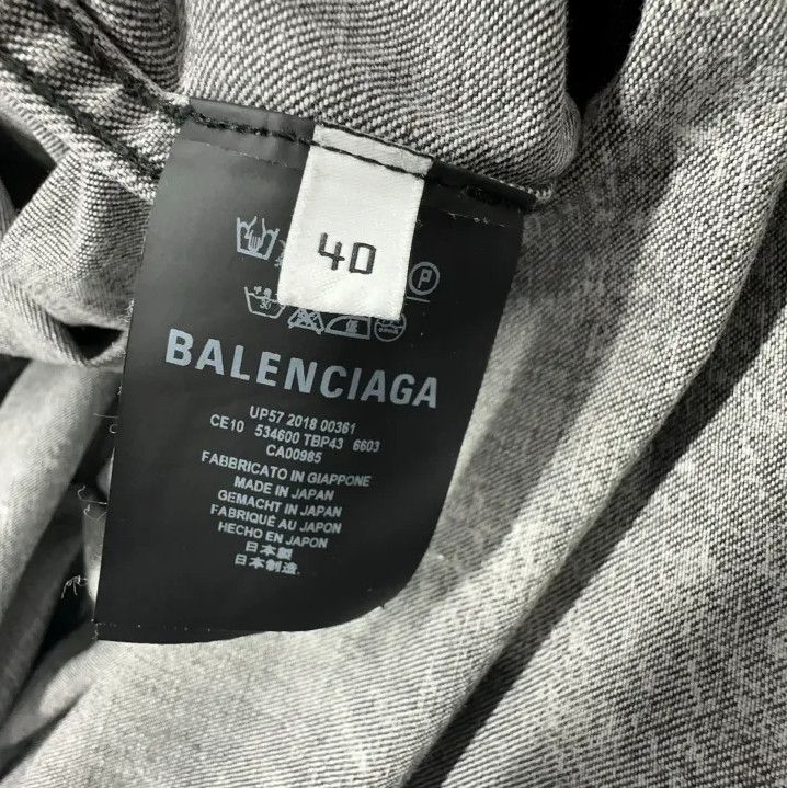 Balenciaga Balenciaga Casual Fashion Hybrid Shirt Jacket Size US M / EU 48-50 / 2 - 4 Thumbnail