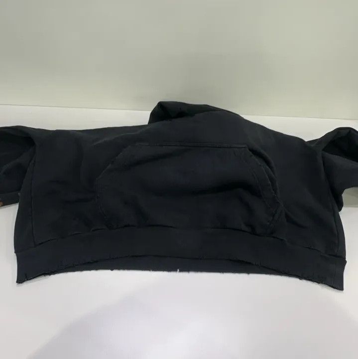 Balenciaga Balenciaga FW23 Letter Print Distressed Hoodie Size US M / EU 48-50 / 2 - 14 Thumbnail