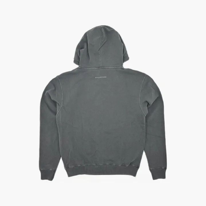 Balenciaga Balenciaga Men's Hooded Sweatshirt with Paris Print Size US M / EU 48-50 / 2 - 3 Thumbnail