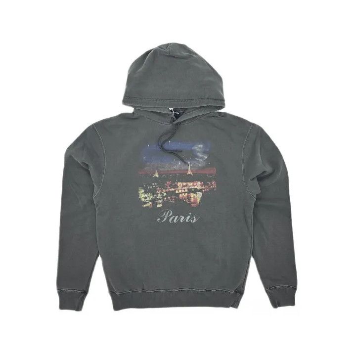 Balenciaga Balenciaga Men's Hooded Sweatshirt with Paris Print Size US M / EU 48-50 / 2 - 2 Thumbnail