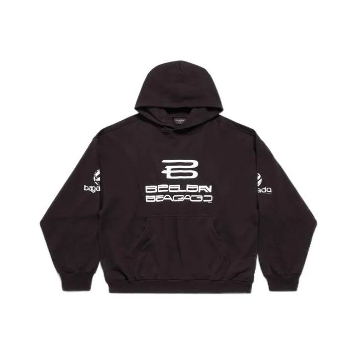 Balenciaga Balenciaga Black Logo Print Hoodie for Men and Women Size US S / EU 44-46 / 1 - 2 Thumbnail