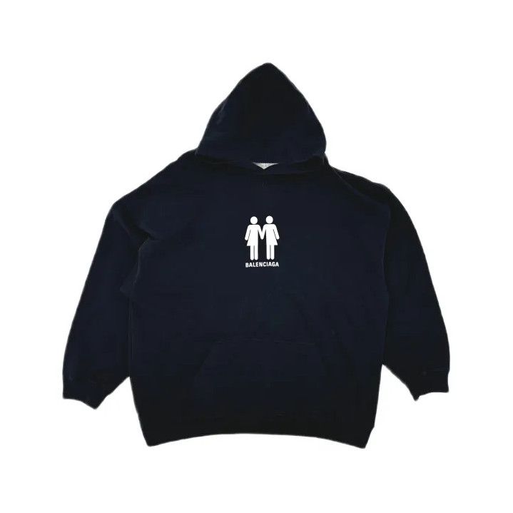 Balenciaga Balenciaga Pride 22 Black Hooded Sweatshirt Size US XS / EU 42 / 0 - 2 Thumbnail