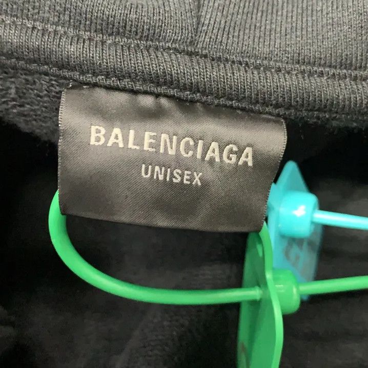 Balenciaga Balenciaga Black Zip-Up Hooded Sweatshirt Size US L / EU 52-54 / 3 - 5 Thumbnail