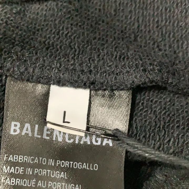Balenciaga Balenciaga Black Zip-Up Hooded Sweatshirt Size US L / EU 52-54 / 3 - 4 Thumbnail