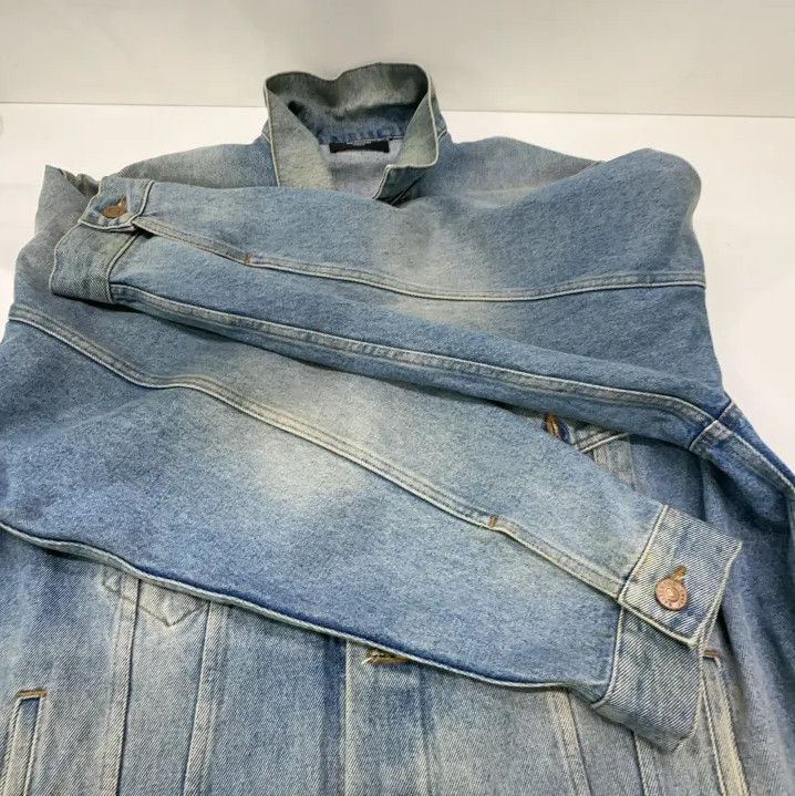 Balenciaga Balenciaga Classic Logo Embroidered Denim Jacket Size US S / EU 44-46 / 1 - 11 Thumbnail