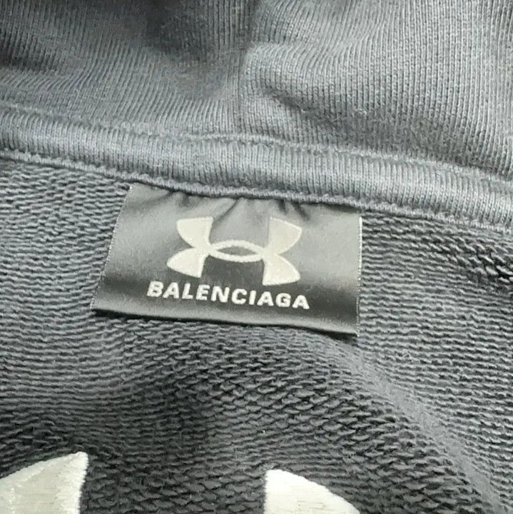 Balenciaga Balenciaga x Under Armour Black Zip-Up Hoodie Size US XXS / EU 40 - 7 Thumbnail