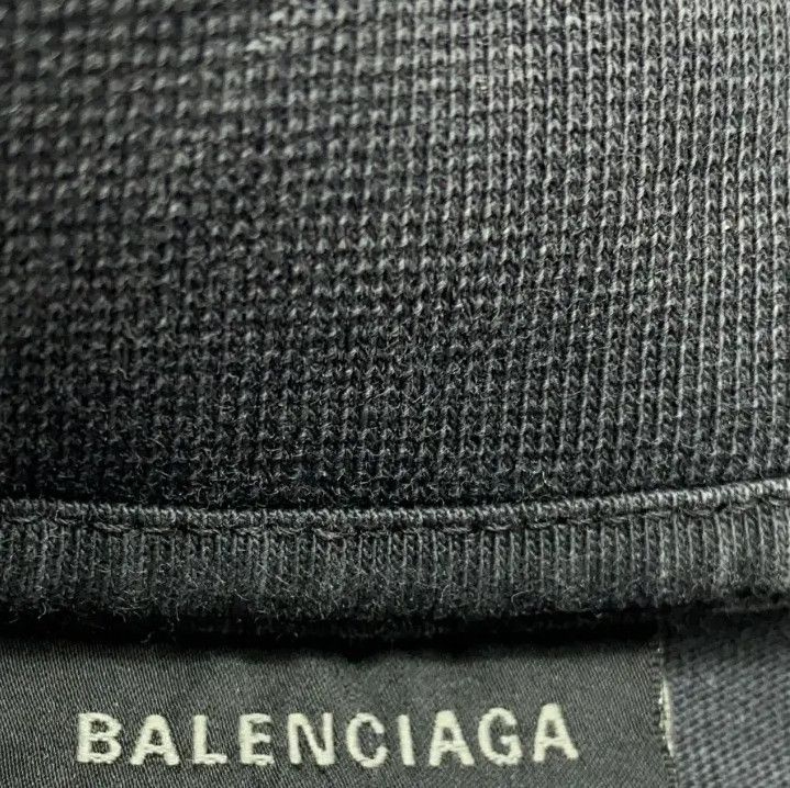 Balenciaga Balenciaga Gray Logo Embroidered Short Sleeve T-shirt Size US M / EU 48-50 / 2 - 10 Thumbnail