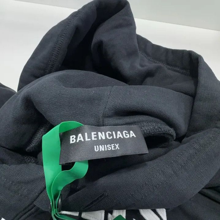 Balenciaga Balenciaga Black Logo Embroidered Hoodie Size US M / EU 48-50 / 2 - 4 Thumbnail