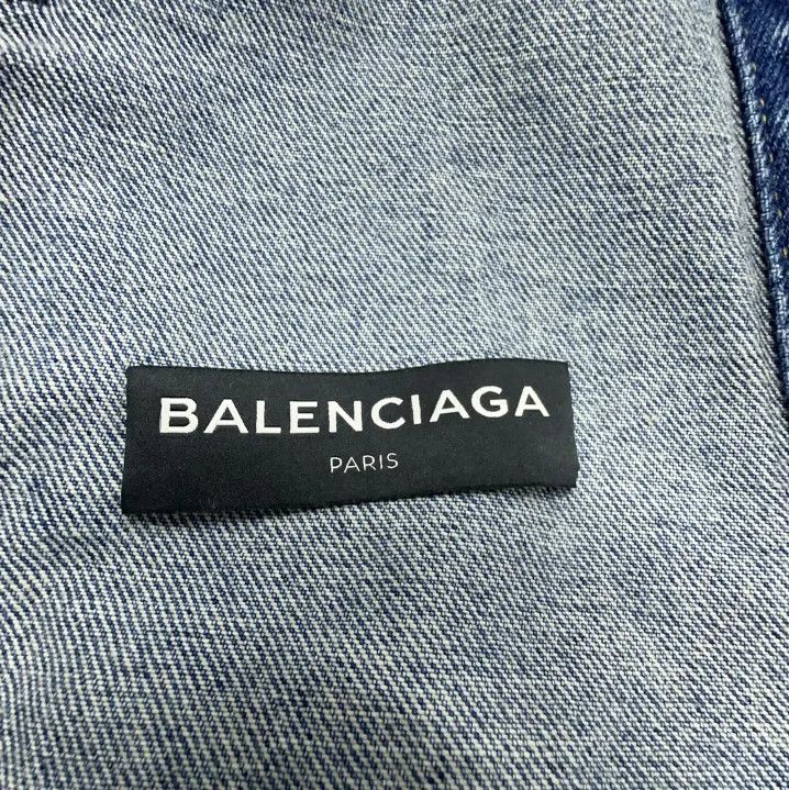Balenciaga Balenciaga Casual Stylish Single-Breasted Denim Jacket Size US M / EU 48-50 / 2 - 4 Thumbnail