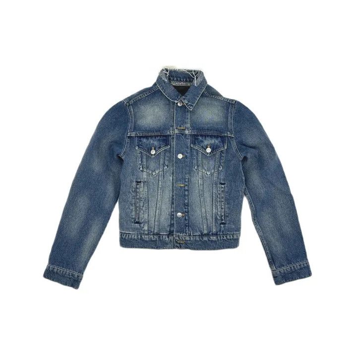 Balenciaga Balenciaga Casual Stylish Single-Breasted Denim Jacket Size US M / EU 48-50 / 2 - 2 Thumbnail