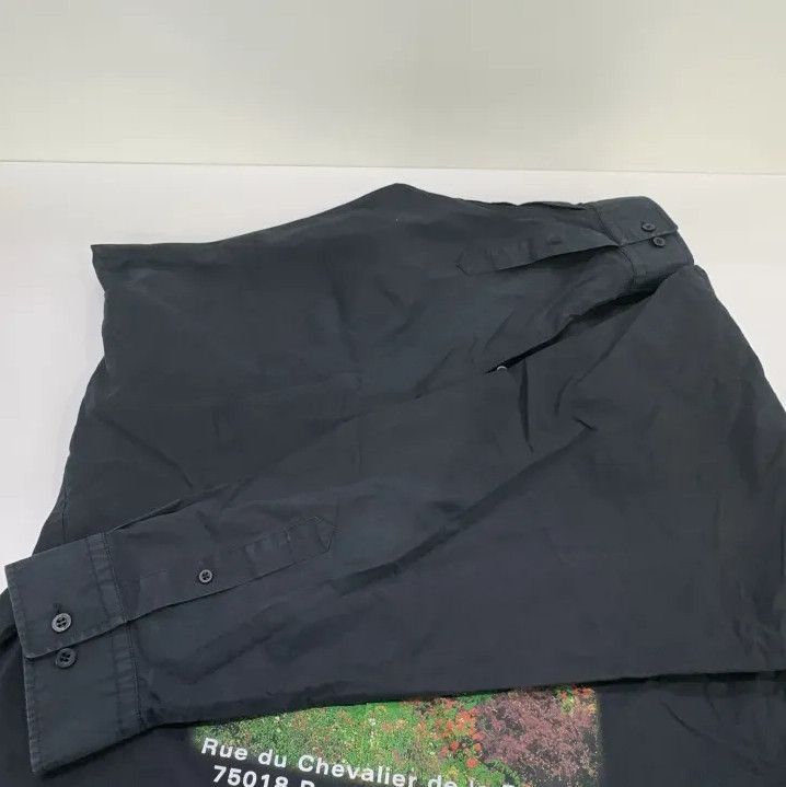 Balenciaga Balenciaga Black Graphic Long Sleeve Shirt Size US M / EU 48-50 / 2 - 9 Thumbnail