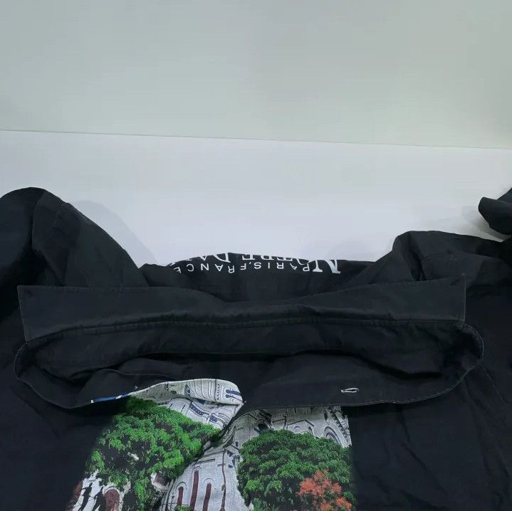 Balenciaga Balenciaga Black Graphic Long Sleeve Shirt Size US M / EU 48-50 / 2 - 7 Thumbnail
