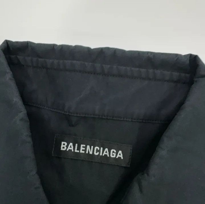 Balenciaga Balenciaga Black Graphic Long Sleeve Shirt Size US M / EU 48-50 / 2 - 6 Thumbnail