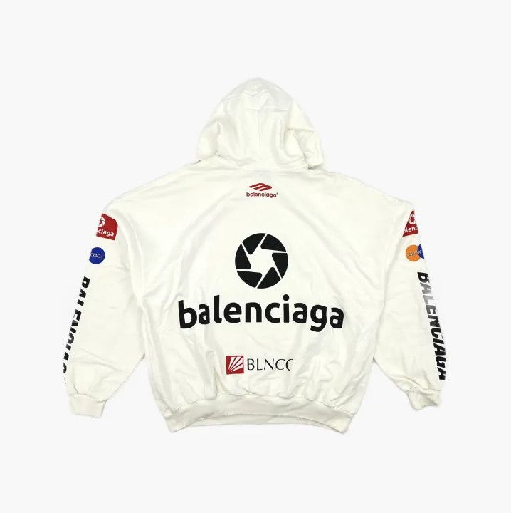 Balenciaga Balenciaga FW23 Logo Print Hoodie for All Size US M / EU 48-50 / 2 - 3 Thumbnail