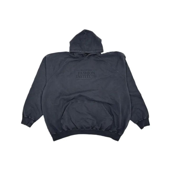 Balenciaga Balenciaga Black Logo Print Casual Hoodie Size US L / EU 52-54 / 3 - 2 Thumbnail
