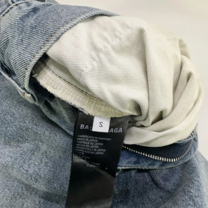 Balenciaga Balenciaga FW23 Washed Effect Loose Jeans Size US 27 - 5 Thumbnail