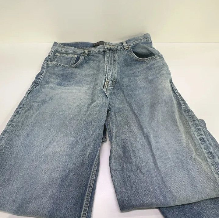 Balenciaga Balenciaga FW23 Washed Effect Loose Jeans Size US 27 - 8 Thumbnail