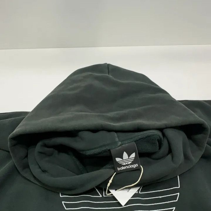 Balenciaga Balenciaga x adidas Originals Logo Hooded Sweatshirt Size US L / EU 52-54 / 3 - 4 Thumbnail