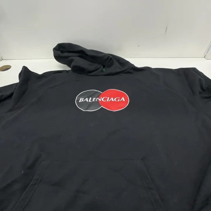 Balenciaga Balenciaga Black Oversized Hoodie for Men Size US XXS / EU 40 - 7 Thumbnail