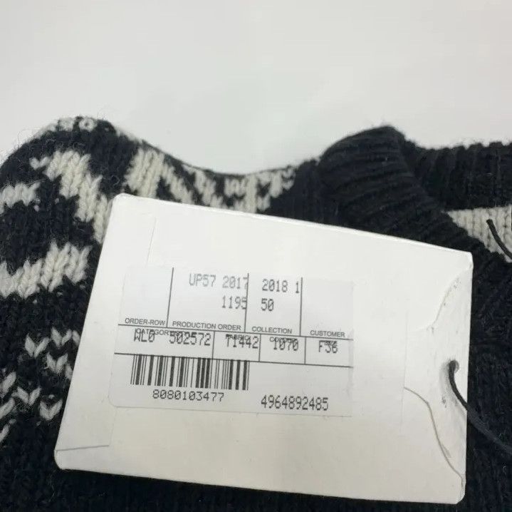 Balenciaga Balenciaga Logo Knitted Sweater in Black Size US S / EU 44-46 / 1 - 6 Thumbnail