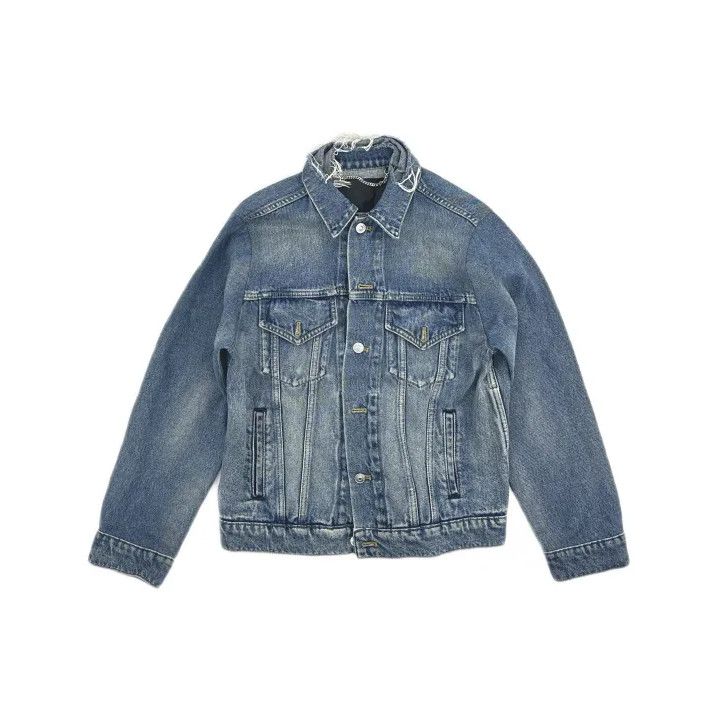 Balenciaga Balenciaga Casual Fashion Solid Color Denim Jacket Size US L / EU 52-54 / 3 - 2 Thumbnail