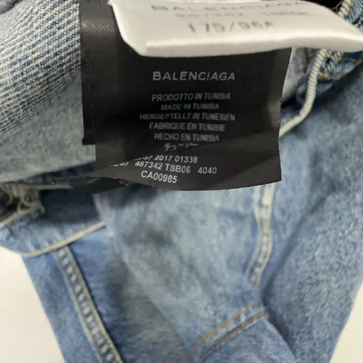 Balenciaga Balenciaga Casual Fashion Solid Color Denim Jacket Size US L / EU 52-54 / 3 - 6 Thumbnail