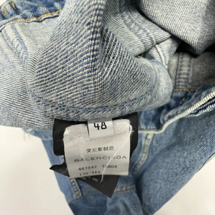 Balenciaga Balenciaga Casual Fashion Solid Color Denim Jacket Size US L / EU 52-54 / 3 - 4 Thumbnail