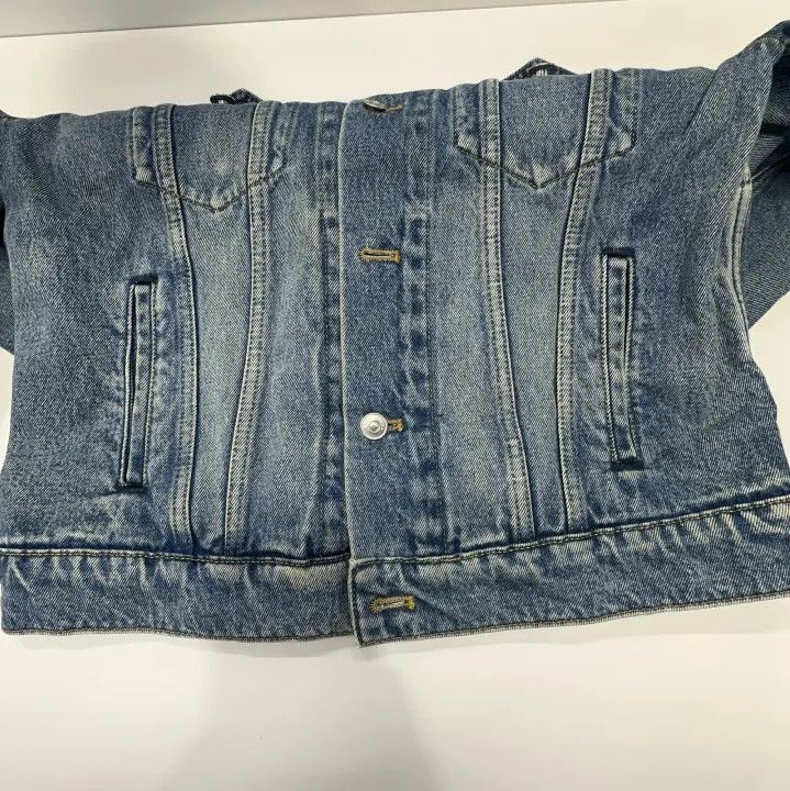 Balenciaga Balenciaga Casual Fashion Solid Color Denim Jacket Size US L / EU 52-54 / 3 - 10 Thumbnail