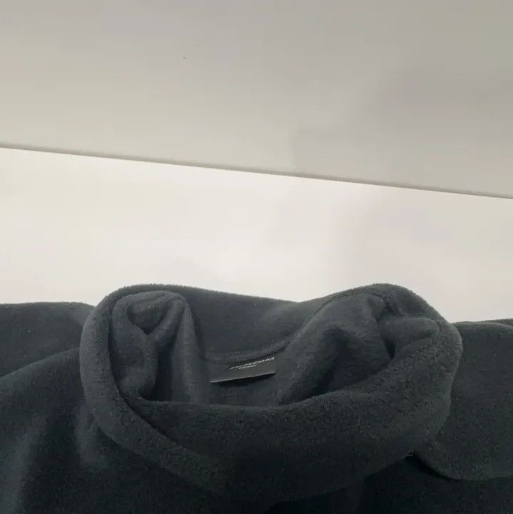 Balenciaga Balenciaga Black Logo Embroidered Oversized Sweatshirt Size US L / EU 52-54 / 3 - 8 Thumbnail
