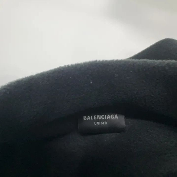 Balenciaga Balenciaga Black Logo Embroidered Oversized Sweatshirt Size US L / EU 52-54 / 3 - 7 Thumbnail
