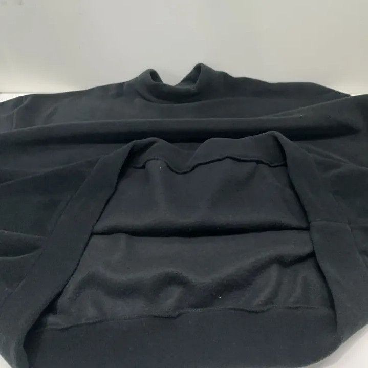 Balenciaga Balenciaga Black Logo Embroidered Oversized Sweatshirt Size US L / EU 52-54 / 3 - 9 Thumbnail