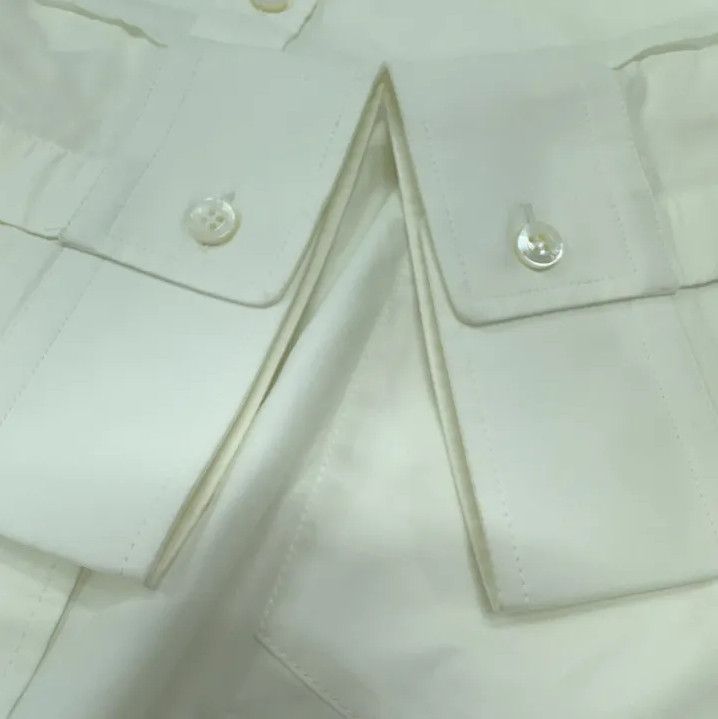 Balenciaga Balenciaga White Logo Long Sleeve Shirt Size US M / EU 48-50 / 2 - 11 Thumbnail