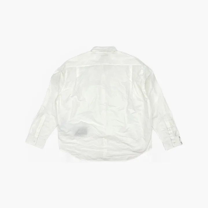 Balenciaga Balenciaga White Logo Long Sleeve Shirt Size US M / EU 48-50 / 2 - 3 Thumbnail