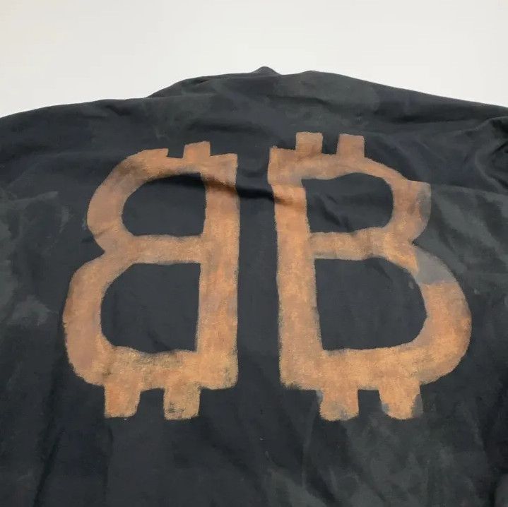 Balenciaga Balenciaga FW23 Black Oversized Logo T-Shirt Size US L / EU 52-54 / 3 - 5 Thumbnail