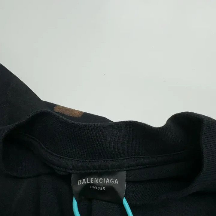 Balenciaga Balenciaga FW23 Black Oversized Logo T-Shirt Size US L / EU 52-54 / 3 - 4 Thumbnail