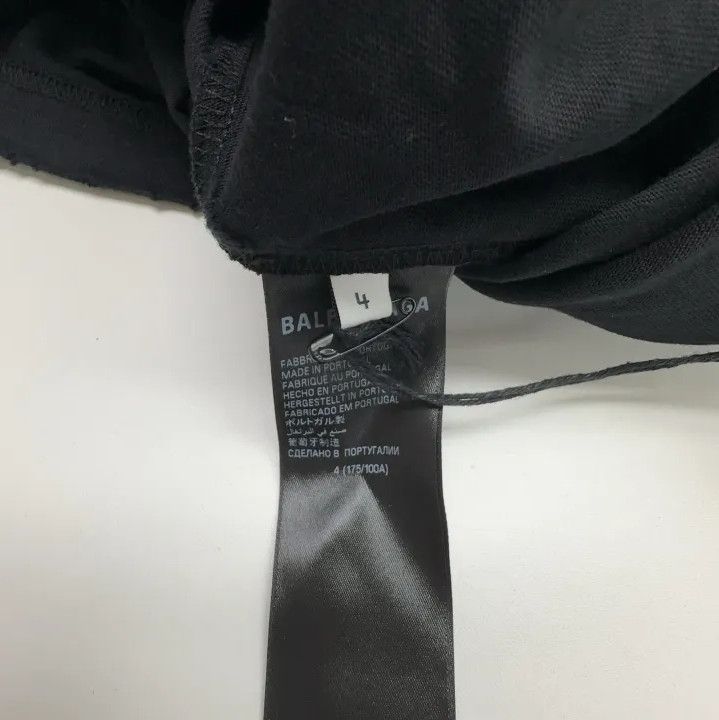 Balenciaga Balenciaga FW23 Black Oversized Logo T-Shirt Size US L / EU 52-54 / 3 - 2 Thumbnail