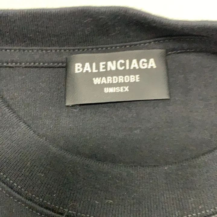 Balenciaga Balenciaga Black Short Sleeve Logo T-Shirt Size US XS / EU 42 / 0 - 5 Thumbnail