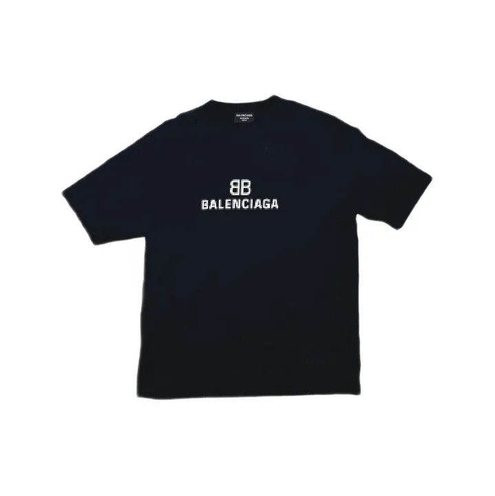 Balenciaga Balenciaga Black Short Sleeve Logo T-Shirt Size US XS / EU 42 / 0 - 2 Thumbnail