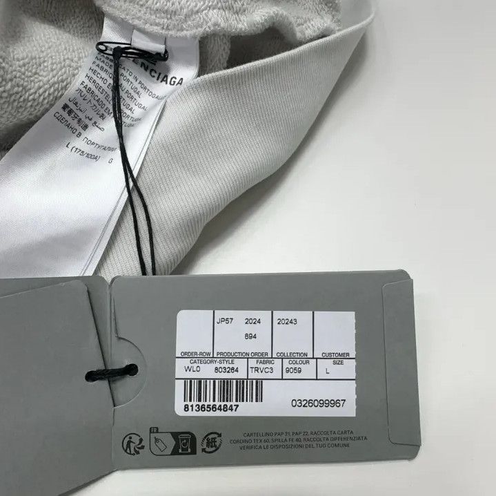 Balenciaga Balenciaga Logo Hooded Zip Sweatshirt Size US L / EU 52-54 / 3 - 4 Thumbnail
