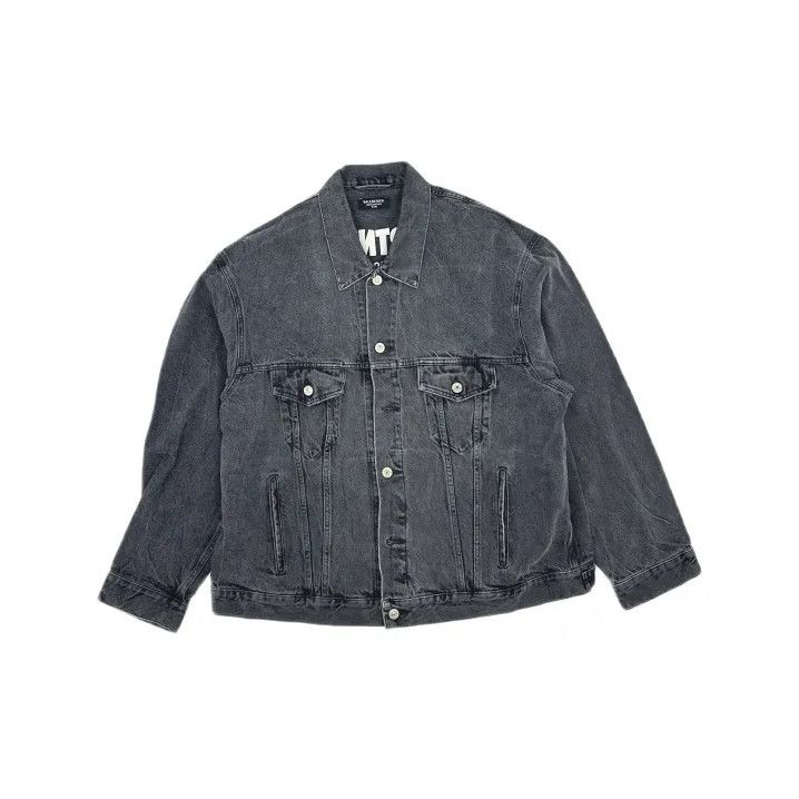 Balenciaga Balenciaga x FORTNITE Black Denim Jacket Size US L / EU 52-54 / 3 - 2 Thumbnail