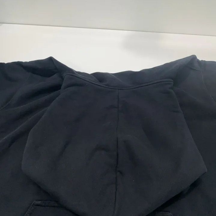 Balenciaga Balenciaga Black Logo Hooded Sweatshirt for Men Size US XL / EU 56 / 4 - 7 Thumbnail
