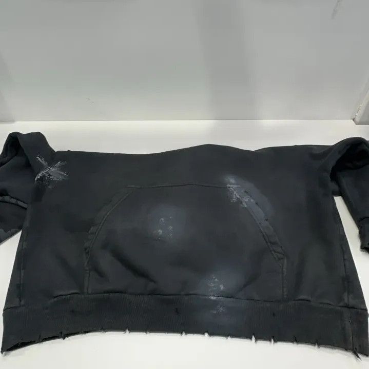 Balenciaga Balenciaga 3B Stencil Hoodie in Black Size US L / EU 52-54 / 3 - 11 Thumbnail