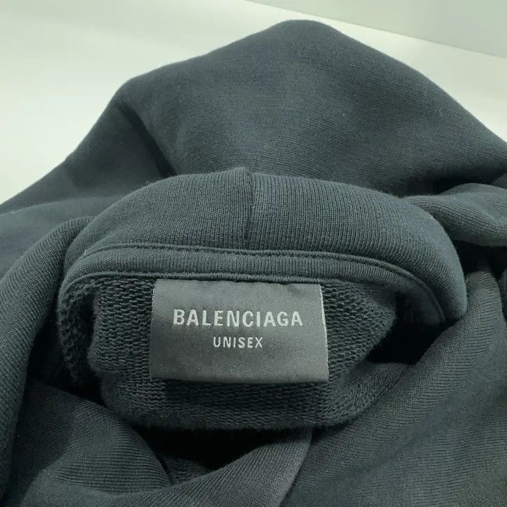 Balenciaga Balenciaga 3B Stencil Hoodie in Black Size US L / EU 52-54 / 3 - 5 Thumbnail