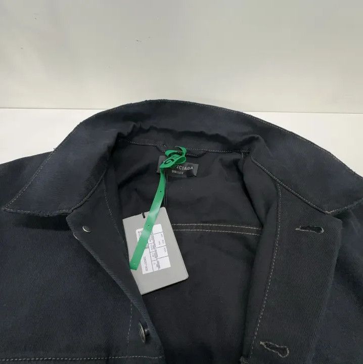 Balenciaga Balenciaga Black Logo Button-Up Jacket Size US S / EU 44-46 / 1 - 7 Thumbnail