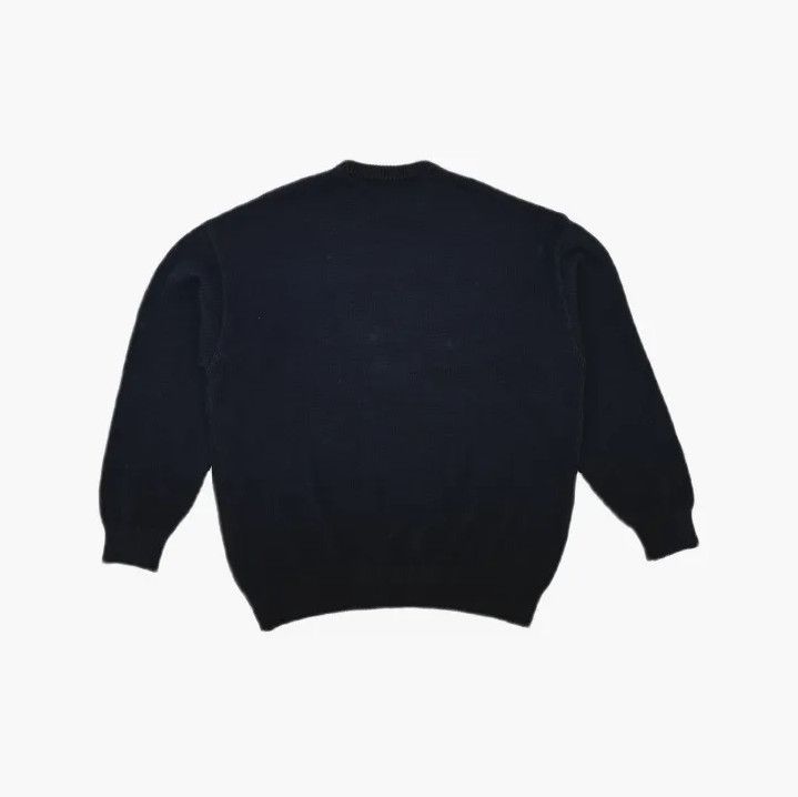 Balenciaga Balenciaga Black Embroidered Logo Long Sleeve Sweater Size US M / EU 48-50 / 2 - 3 Thumbnail
