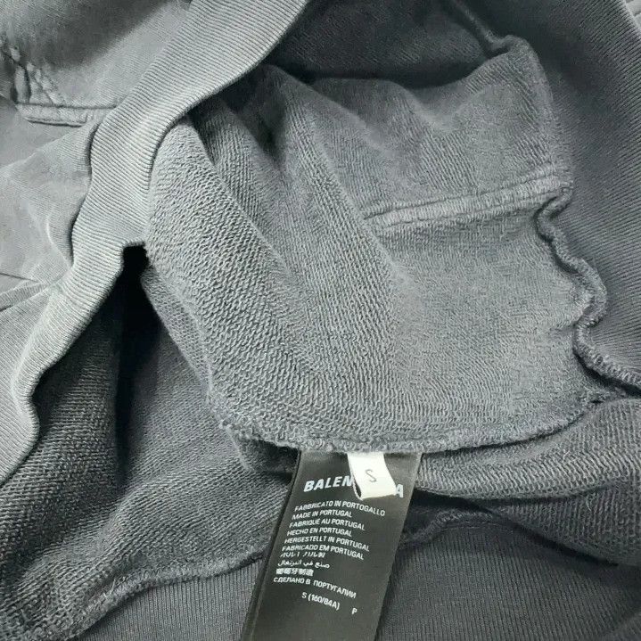 Balenciaga Balenciaga Black Printed Zip-Up Hoodie for Men Size US S / EU 44-46 / 1 - 4 Thumbnail